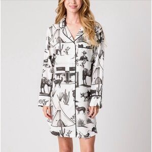 Katie Kime Marfa Toile Sleepshirt
